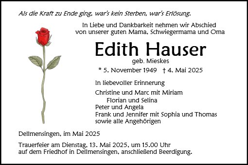 Edith Hauser