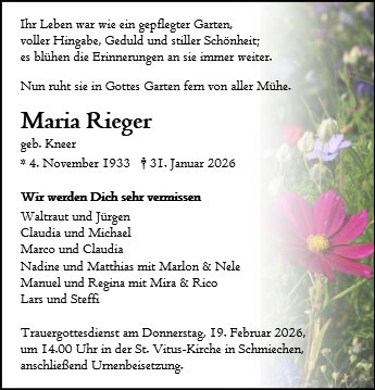 Maria Rieger