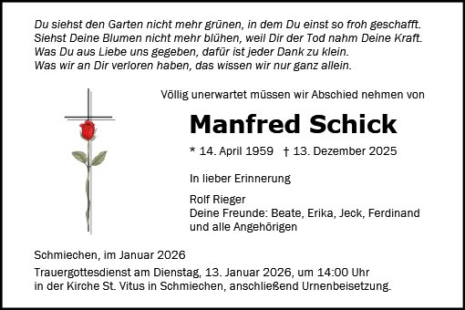 Manfred Schick