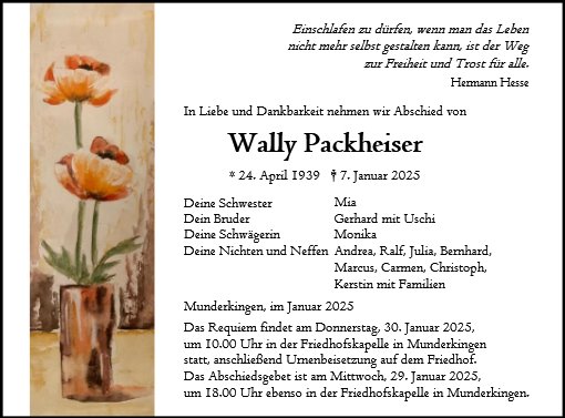 Wally Packheiser