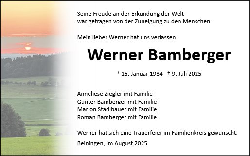 Werner Bamberger
