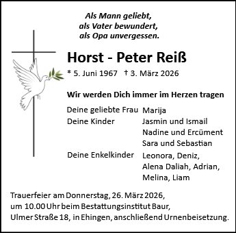 Horst Peter Reiß
