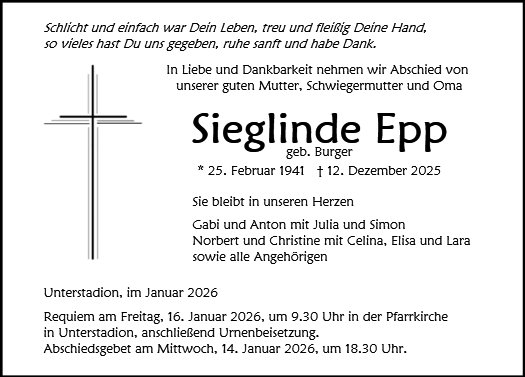 Sieglinde Epp