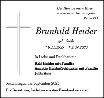 Brunhild Heider