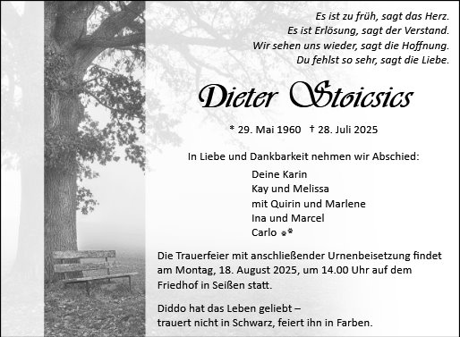Dieter Stoicsics