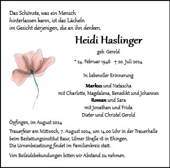 Heidi Haslinger