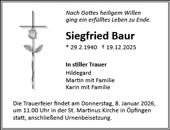 Siegfried Baur