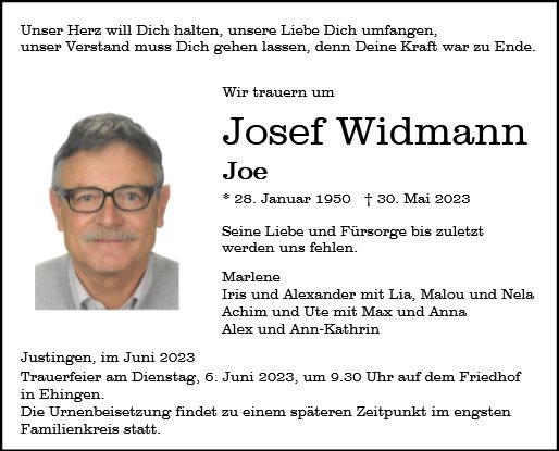 Josef Widmann