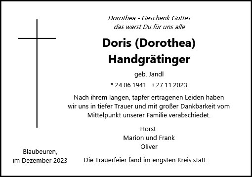 Doris Handgrätinger