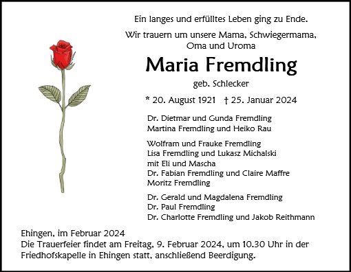 Maria Fremdling