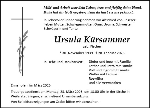 Ursula Kürsammer