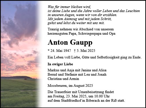 Anton Gaupp