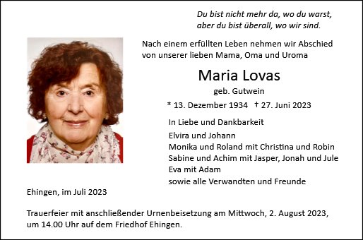 Maria Lovas