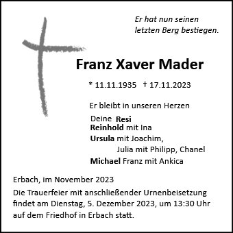 Franz Xaver Mader