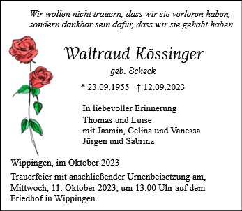 Waltraud Kössinger