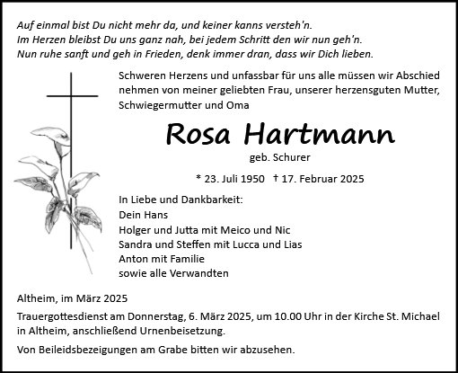 Rosa Hartmann