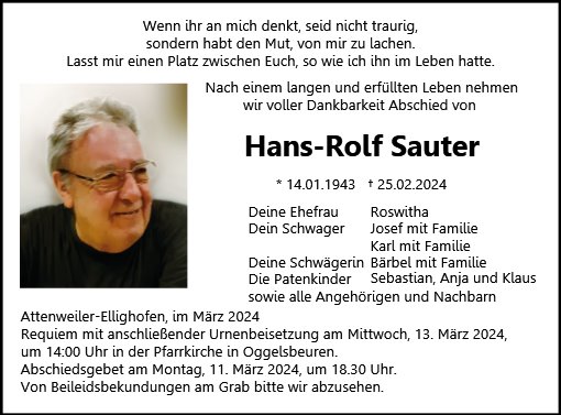 Hans Rolf Sauter