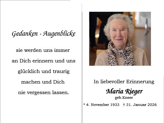 Maria Rieger