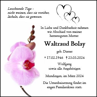 Waltraud Bolay