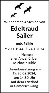 Edeltraud Sailer