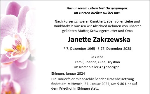 Janette Zakrzewska
