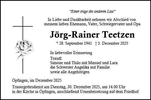 Jörg-Rainer Teetzen