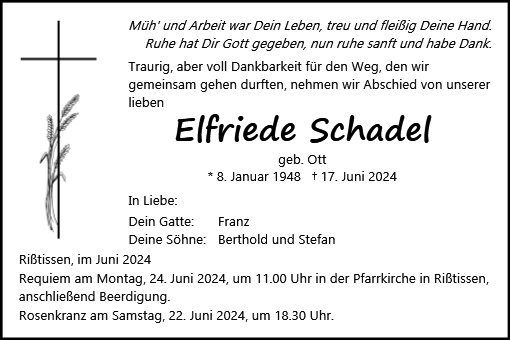 Elfriede Schadel