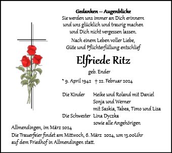 Elfriede Ritz