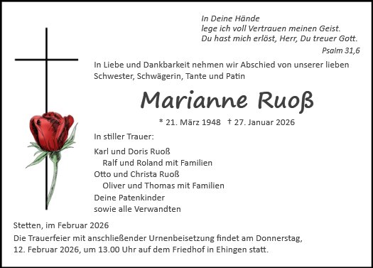 Marianne Ruoß