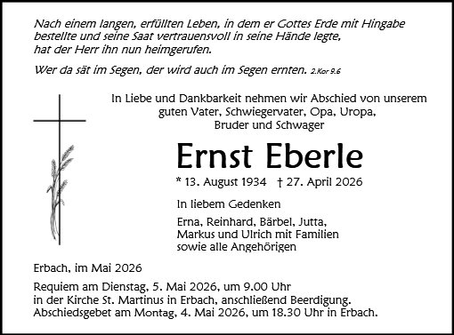 Ernst Eberle