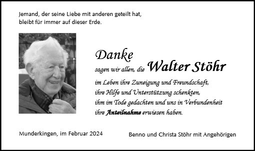 Walter Stöhr