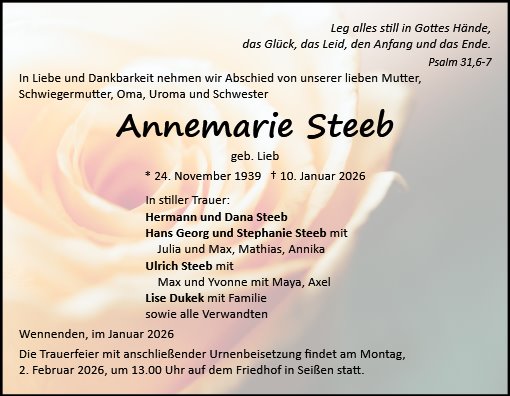 Annemarie Steeb