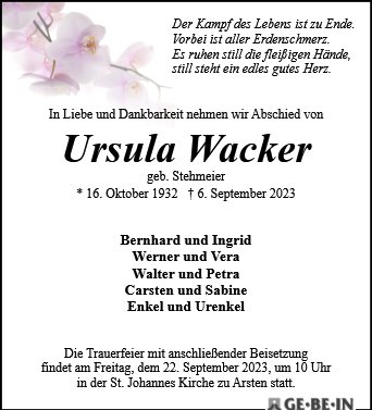 Ursula Wacker