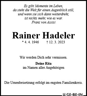 Rainer Hadeler