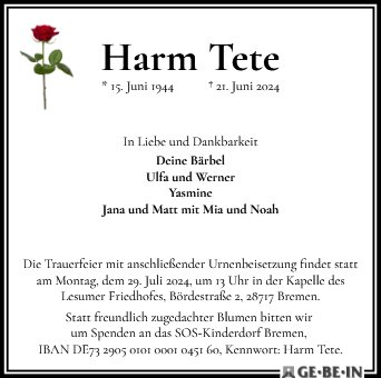 Harm Tete