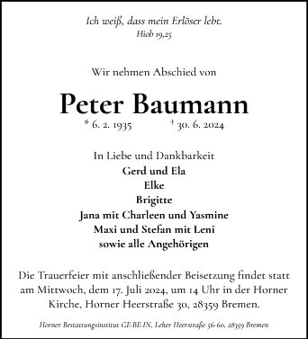 Peter Baumann