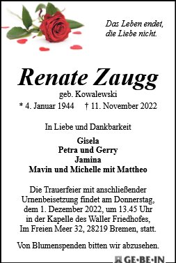 Renate Zaugg