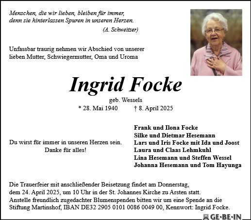 Ingrid Focke
