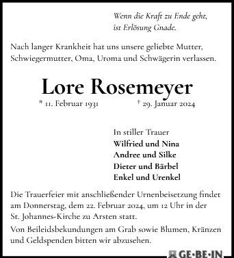 Lore Rosemeyer