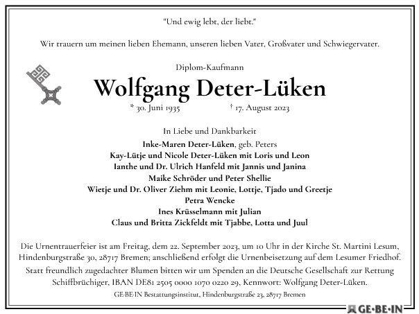 Wolfgang Deter-Lüken