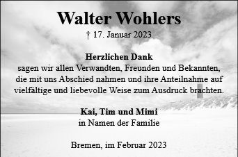 Walter Wohlers