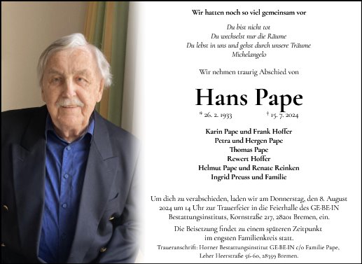 Hans Pape