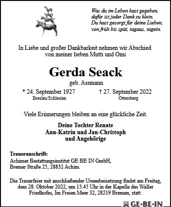 Gerda Seack