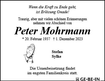 Peter Mohrmann