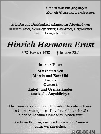 Hinrich Hermann Ernst
