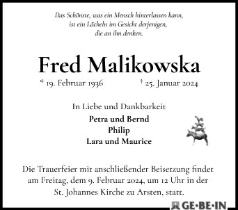 Friedrich Malikowska