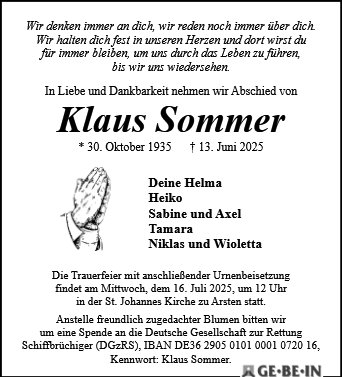 Klaus Sommer