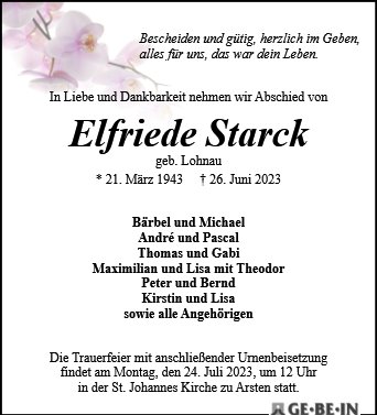 Elfriede Starck