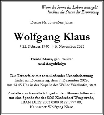 Wolfgang Klaus