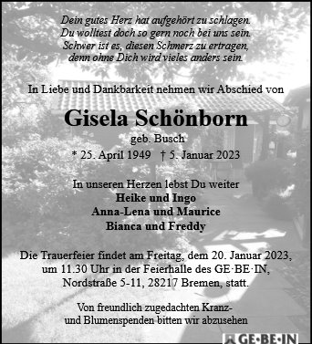 Gisela Schönborn